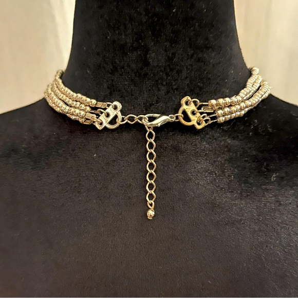 Silver Beads Four Layer Necklace - Picture 4 of 4